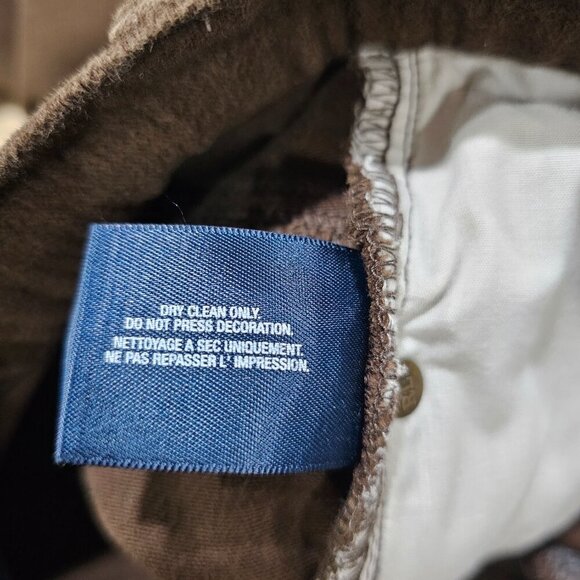 Boys Polo by Ralph Lauren Pants Brown Flat Front Size 20 - Picture 6 of 7